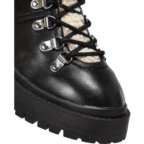 Aqua Miranda Womens Leather Size 11 Ankle Hiking Boots - Picture 3 of 5